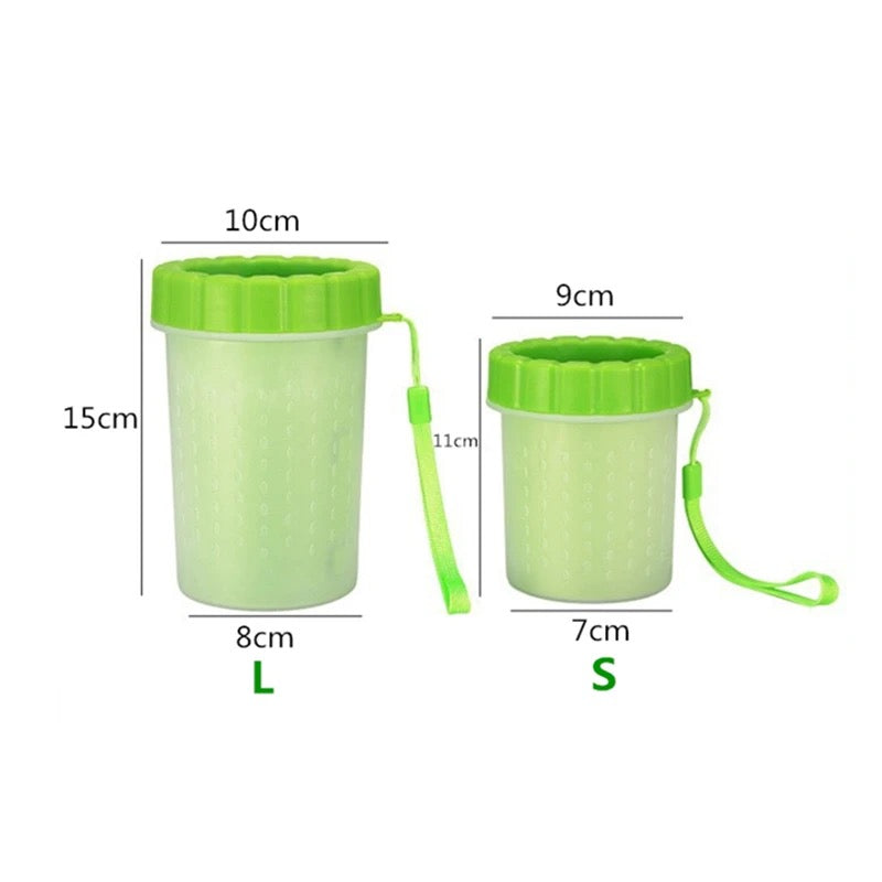 Pet paw cleaning cup